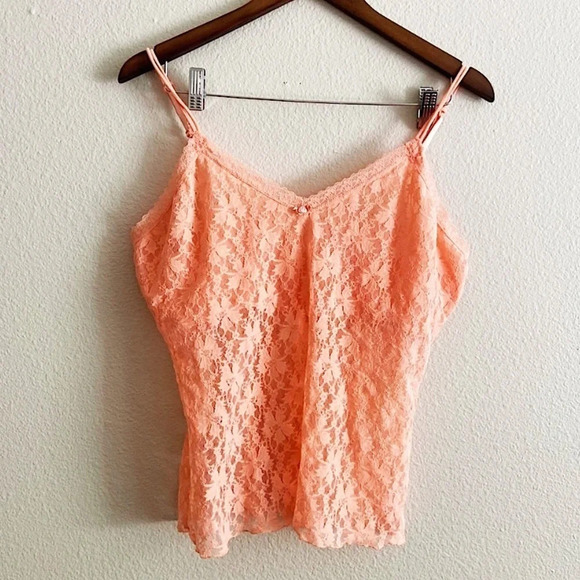 Secret Treasures Other - Intimates Lace Floral Cami Lingerie Top Nightie Sleep Camisole Tank Top Size XL